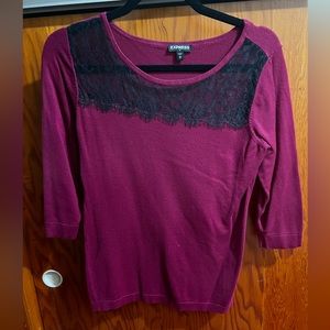 Express 3/4 sleeve sweater